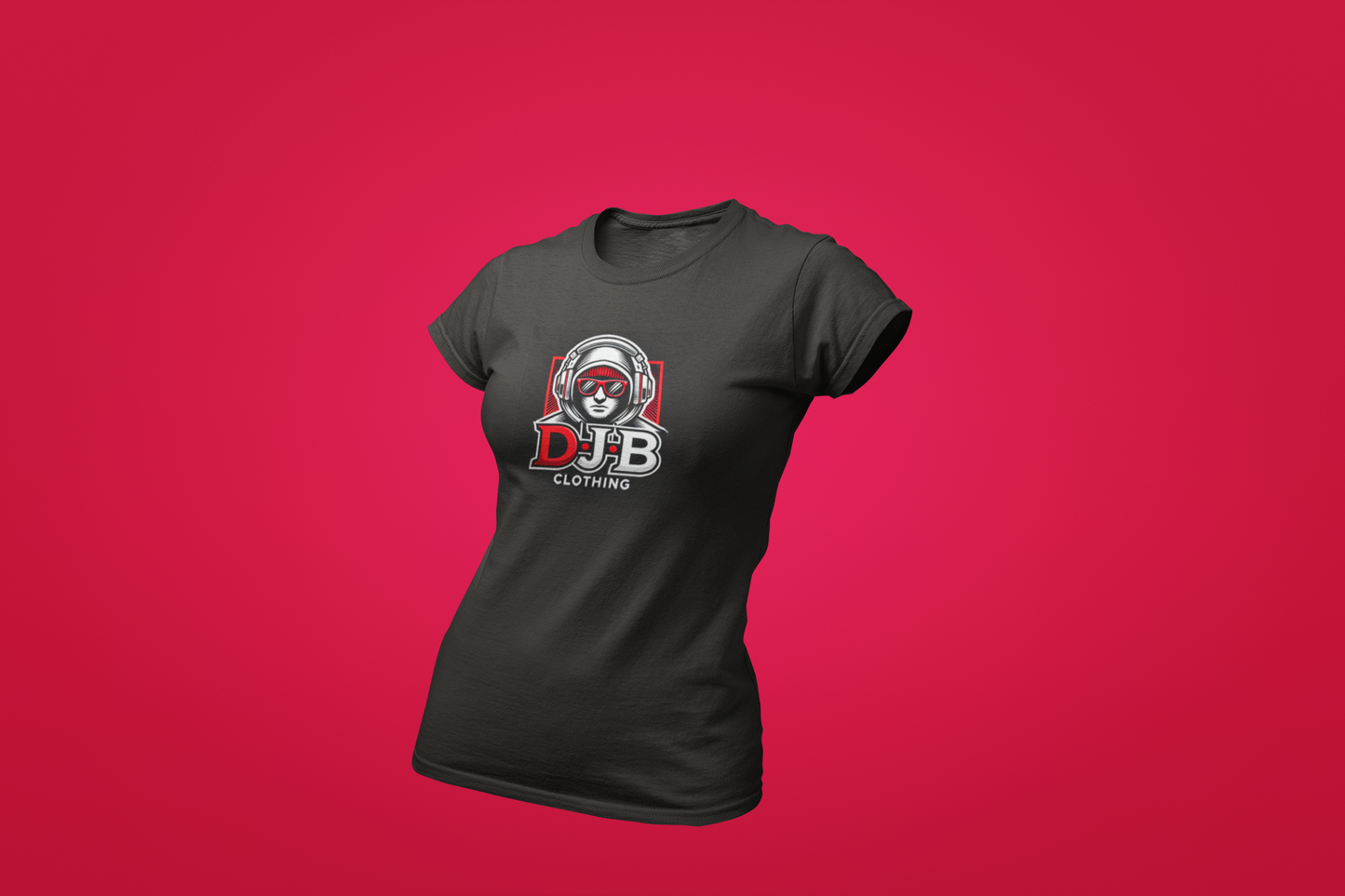 Women's DJ Beard Clothing Printed Logo T-shirt