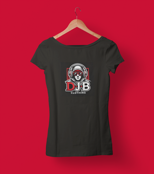 Women's DJ Beard Clothing Printed Logo T-shirt