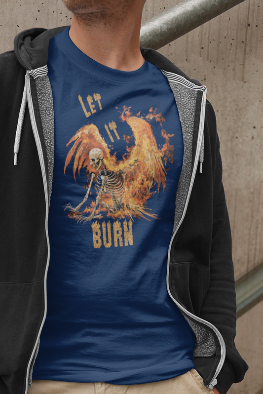 Let It Burn – Men's DJ Beard Clothing Tee